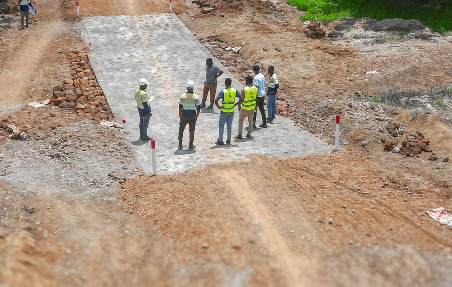 20 m low-water crossing donated to the village