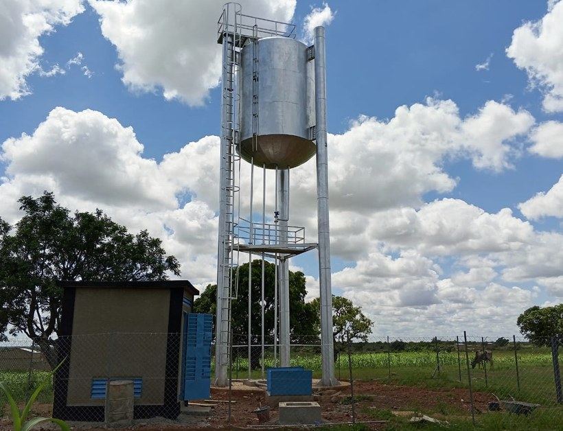 Water tower and plant room, Youngou water scheme, 2026